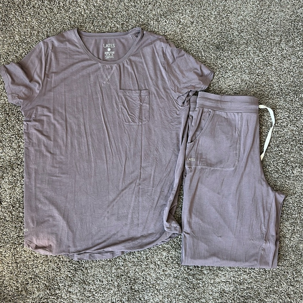 Lates by Kate Jam Pants Set Peppercorn XL